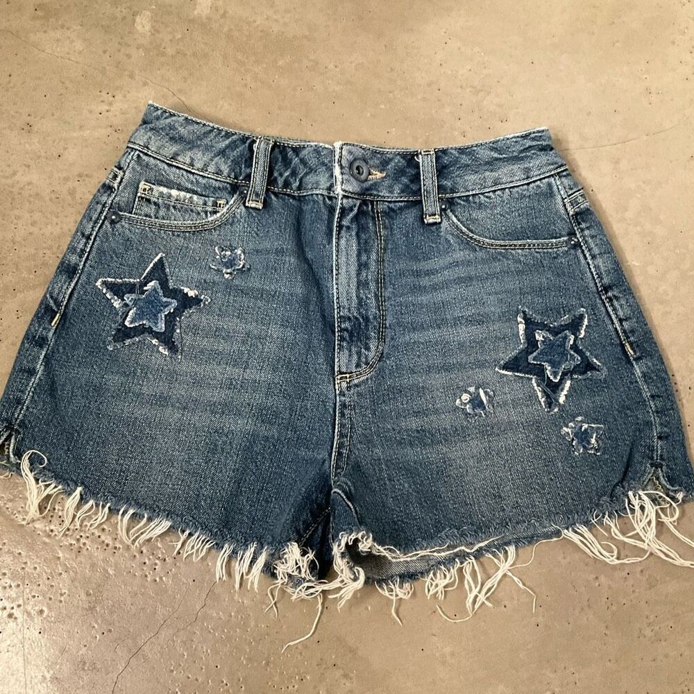 Paige Stars Jean Shorts